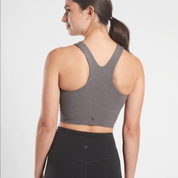 Athleta | Conscious Crop Bra A-C In Heather Grey - Picture 12 of 12